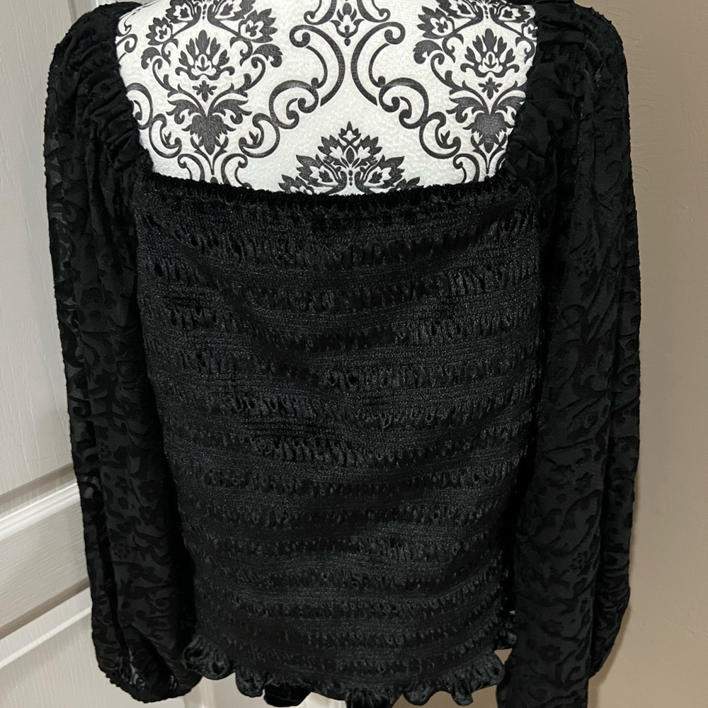 Black Velvet blouse